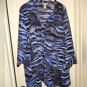 Catherines Womens Plus 2X Blouse